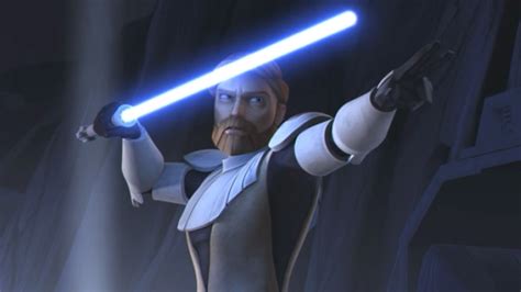 star wars the clone wars death watch vs obi wan - obi wan kenobi vs darksaber.